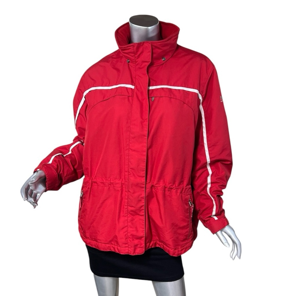 Pacific Trail Women’s Large Red Winter Jacket Hidden Inside Pocket & Hood Zip Up
